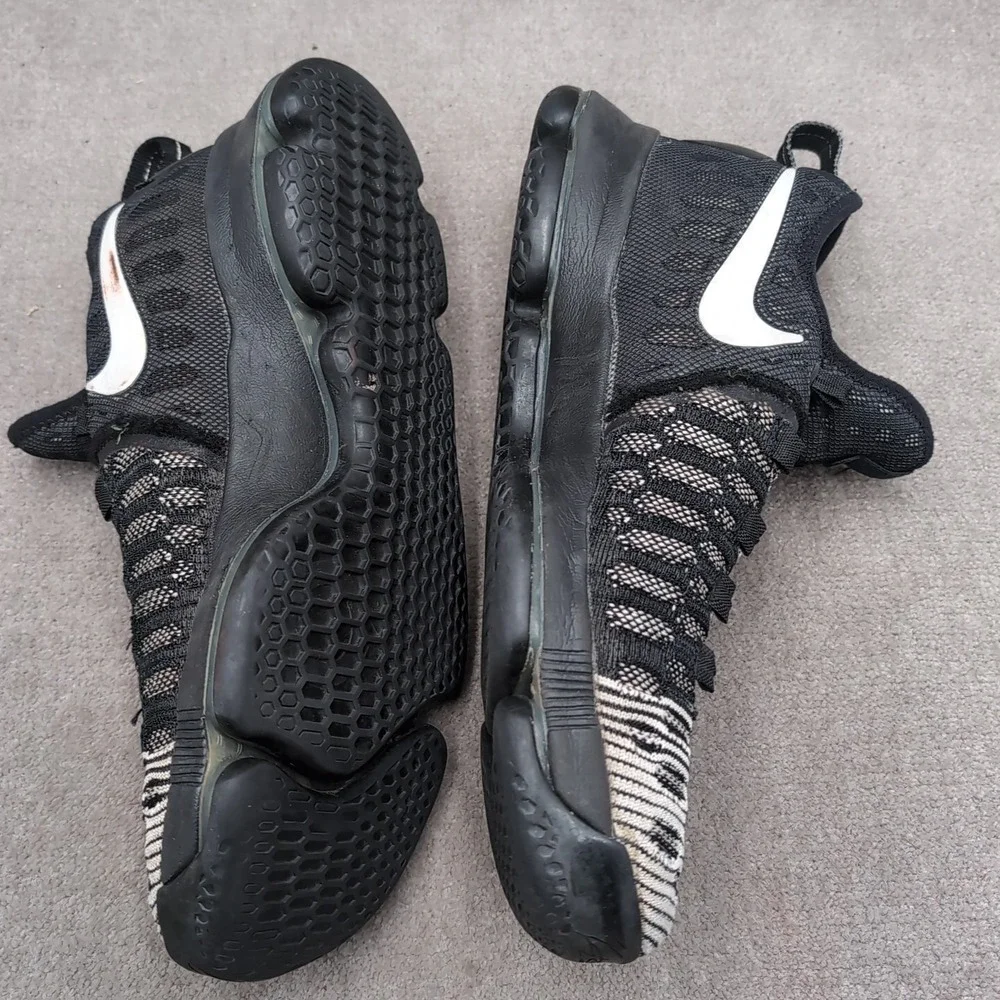 Nike Zoom KD 9 Oreo Black White Mens Size 10.5 Shoes 843392-010 Sneakers